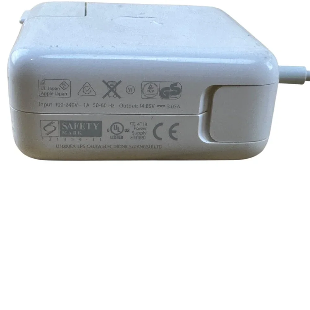 Genuine Apple OEM A1436 MagSafe 2 Power Charger 45 Watt White Used TESTED/WORKS